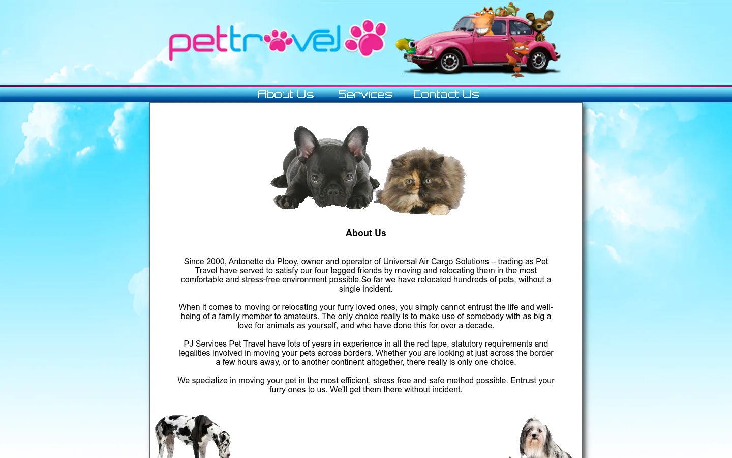 Pet Travel Namibia